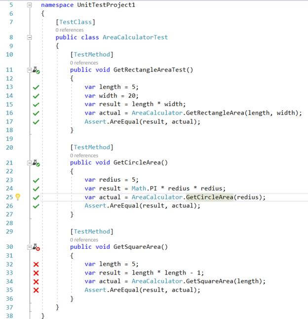 Live Unit Testing With Visual Studio 2017