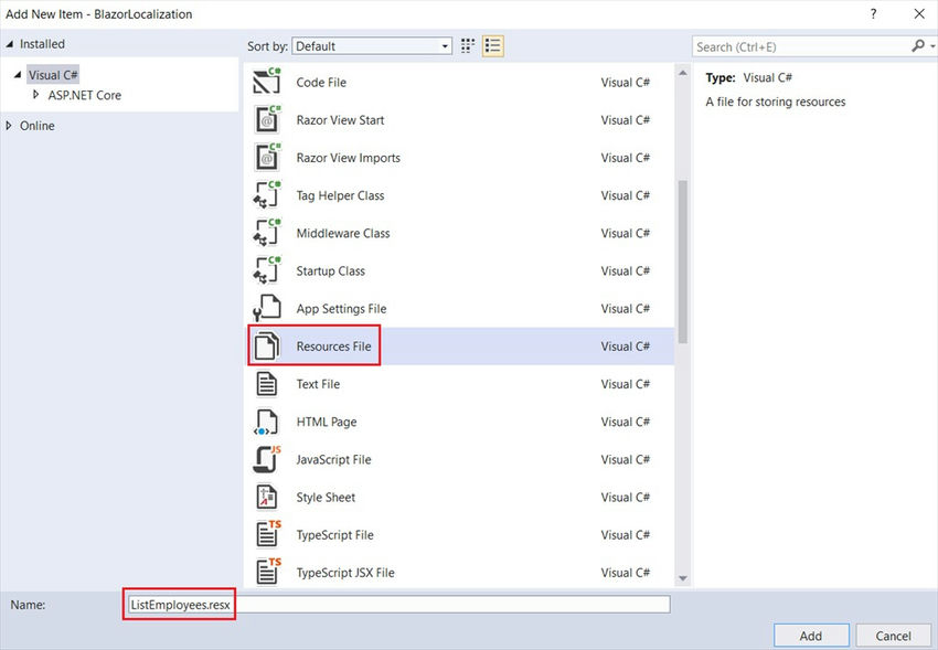 Localization In Blazor Server With .NET Core 3.1