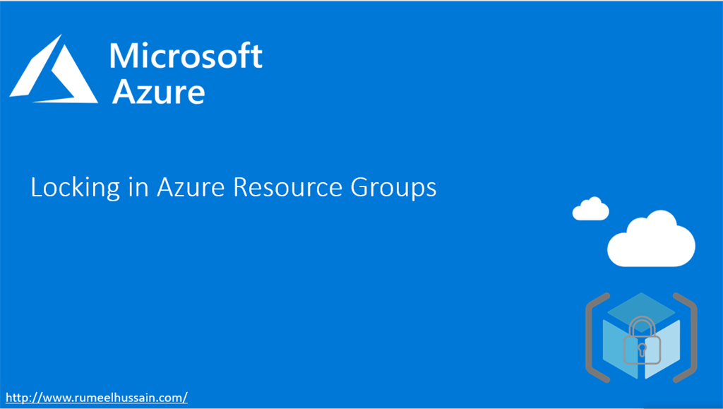 Locking in azure resource group