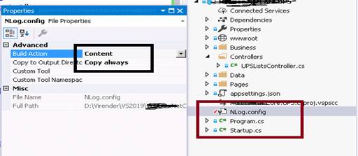 Logging Errors And Information Using NLog In .NET Core 2 Razor Pages