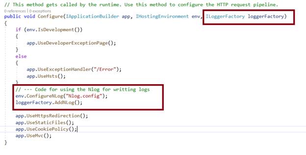 Logging Errors And Information Using NLog In .NET Core 2 Razor Pages