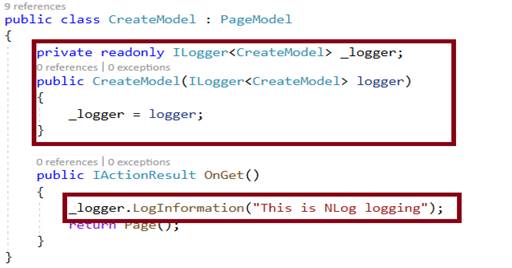 Logging Errors And Information Using NLog In .NET Core 2 Razor Pages