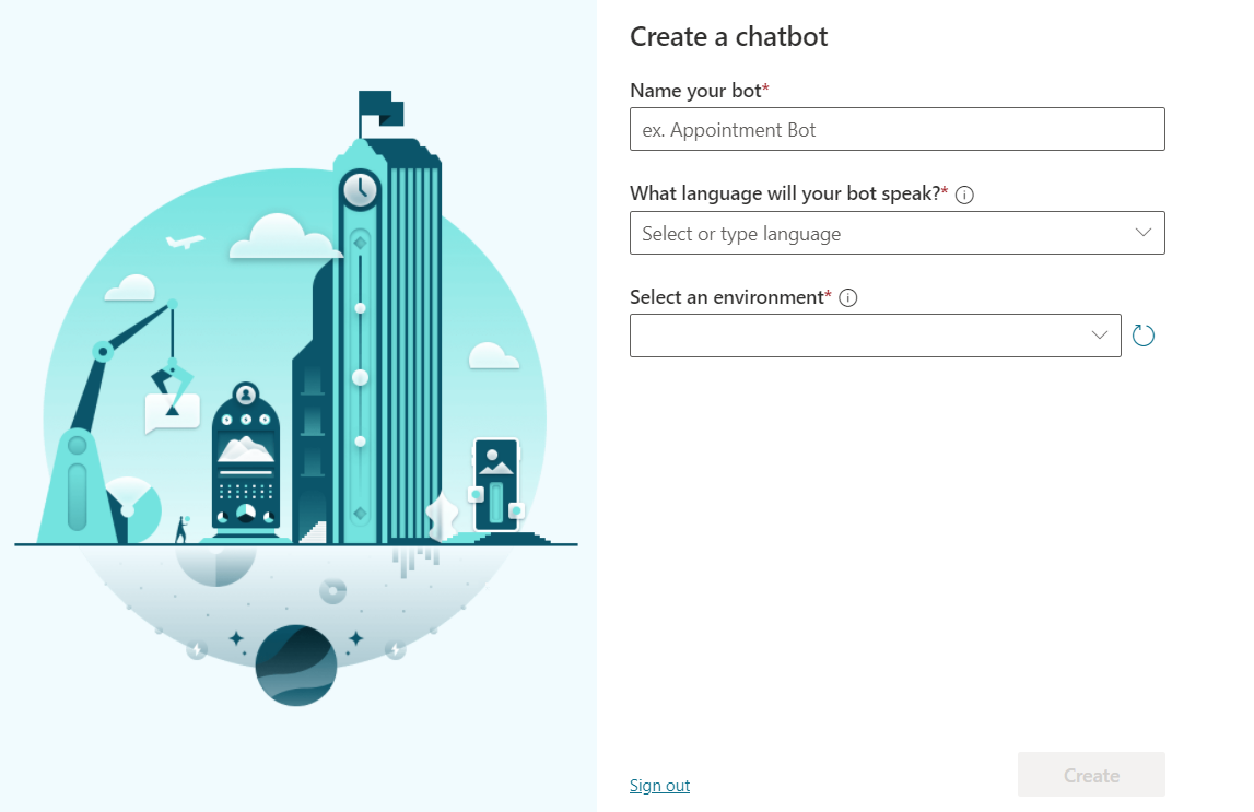 Power Virtual Agent Chatbot