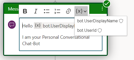 Power Virtual Agent Chatbot