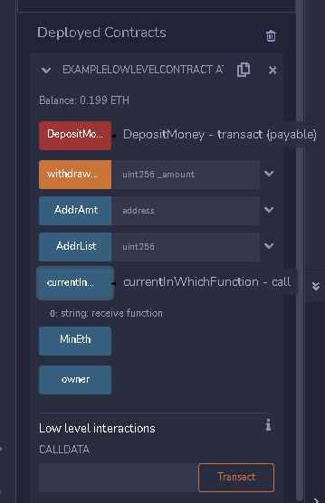 Low level Transactions and Call Data in solidity