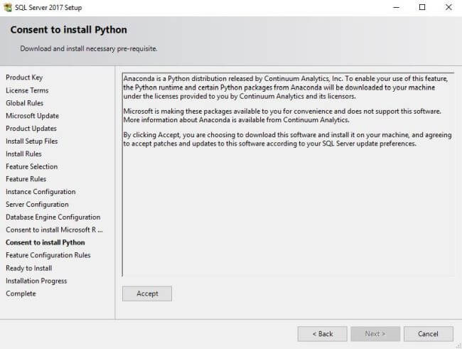 Consent to Install Python