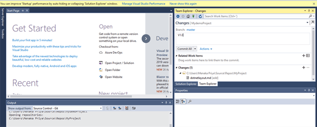 Manage Code In GIT With Azure Devops