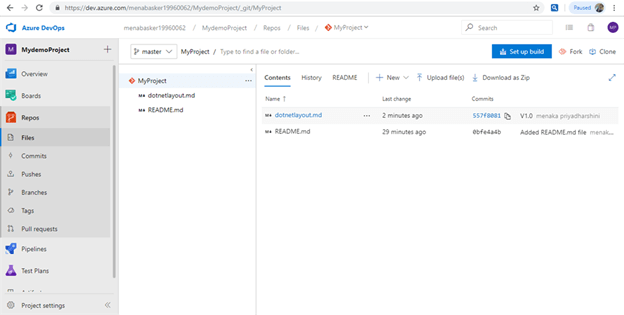 Manage Code In GIT With Azure Devops