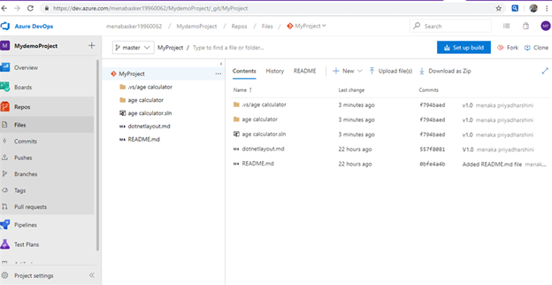 Manage Code In GIT With Azure Devops