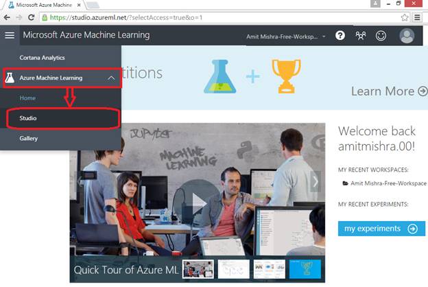 Azure machine Learning