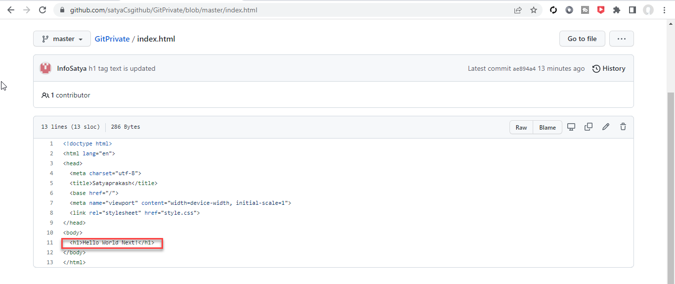 Manage GitHub Repository Using Visual Studio Code