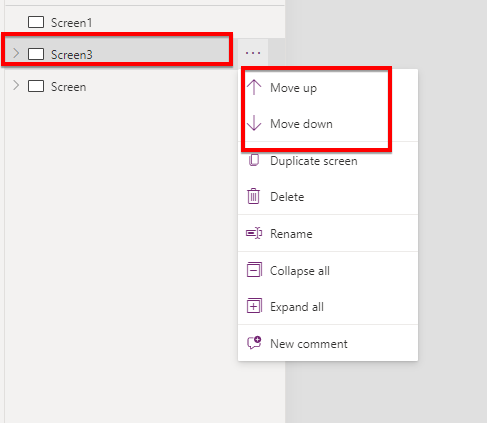 Manage Screens in PowerApps
