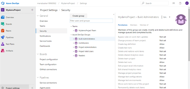 Manage User And Permissions In Azure Devops Service