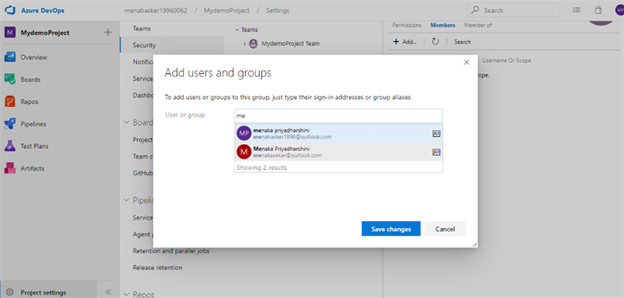 Manage User And Permissions In Azure Devops Service