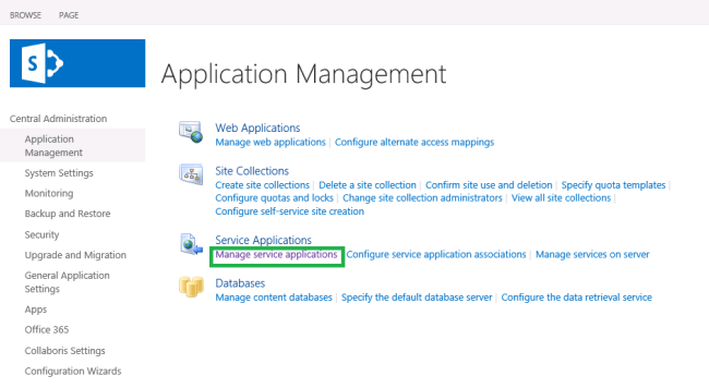 Application Management
