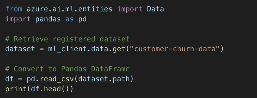 Accessing data in training pipelines