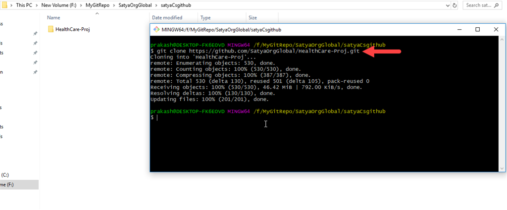 Managing Files On GitHub Using Git Bash 📥📤 In Real-Time Scenario