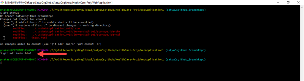 Managing Files On GitHub Using Git Bash 📥📤 In Real-Time Scenario