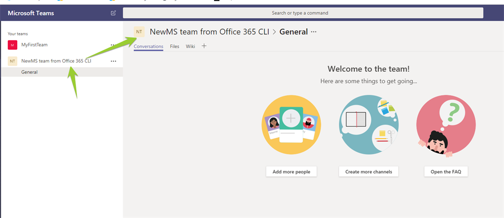 Managing Microsoft Teams With Office 365 CLI Commands