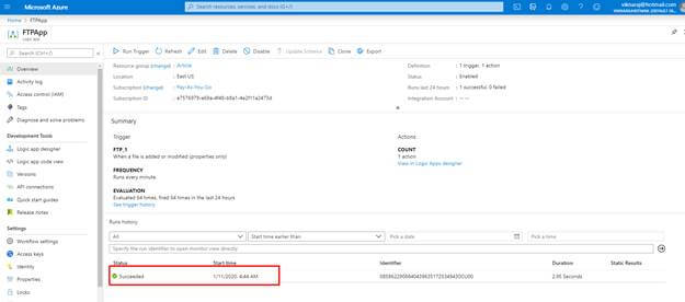 Managing Our FTP Server Files By Using Azure Logic Apps