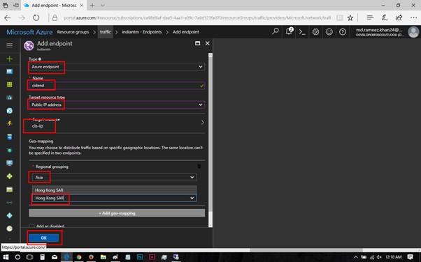 Azure Traffic Manager