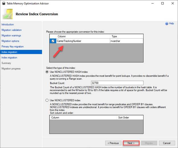 Memory Optimizer Advisor