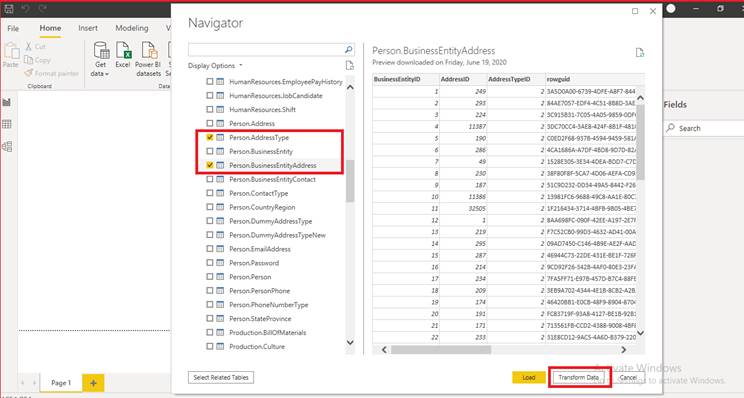 Joins Of Two Tables In Power BI