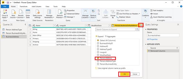 Joins Of Two Tables In Power BI
