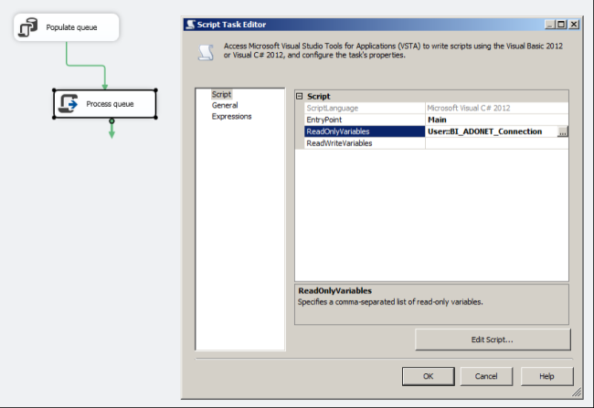 Merging Data Using A Queuing Pattern