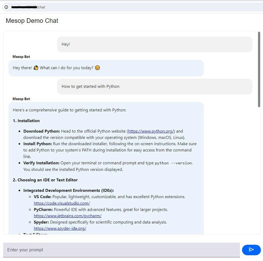 Mesop Framework Of Python From Google