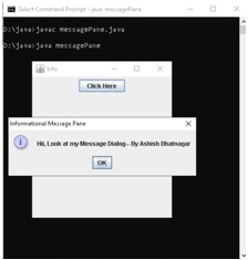 Message Pane code output