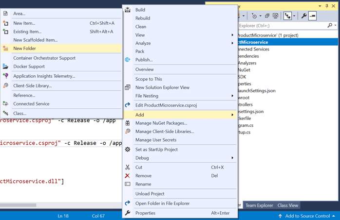 Microservice Using ASP.NET Core