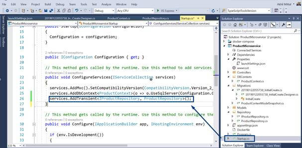 Microservice Using ASP.NET Core