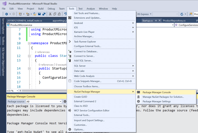 Microservice Using ASP.NET Core