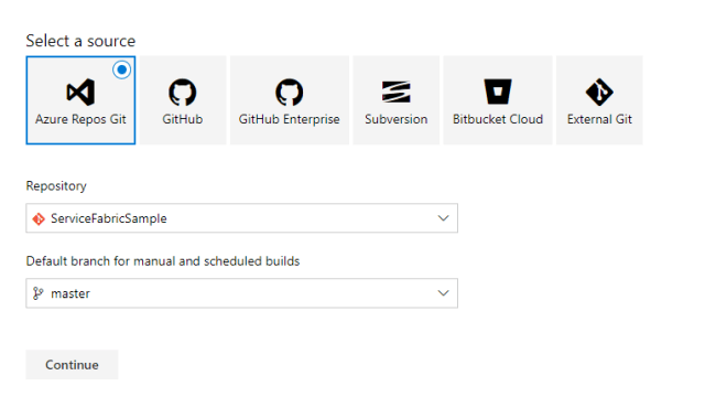 MicroServices using Service Fabric and .Net Core with CI - CD
