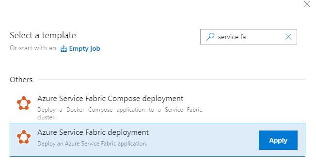 MicroServices using Service Fabric and .Net Core with CI - CD