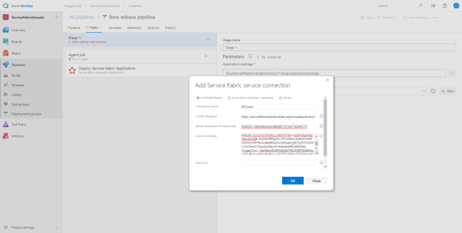 MicroServices using Service Fabric and .Net Core with CI - CD