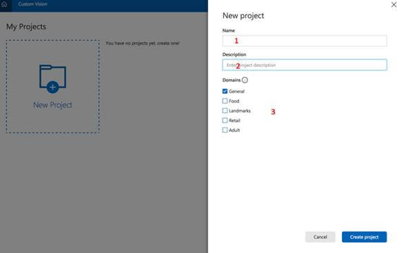 Microsoft Artificial Intelligence CustomVision Service