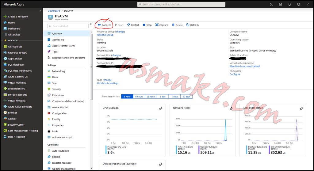 Microsoft Azure - Setting Up Data Science Windows 2016 Virtual Machine