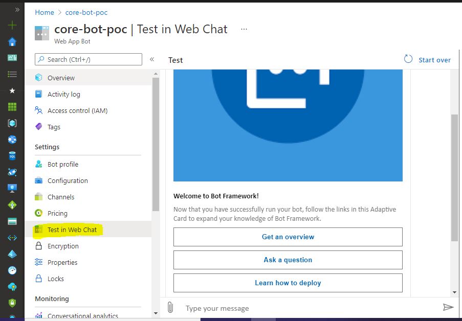 Microsoft Chat Bot 