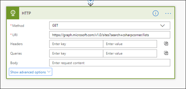 Microsoft Flow With Graph API