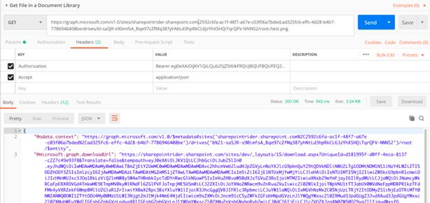 Microsoft Graph API - Access Documents from SharePoint Document Library using Azure AD Application Credentials and Postman