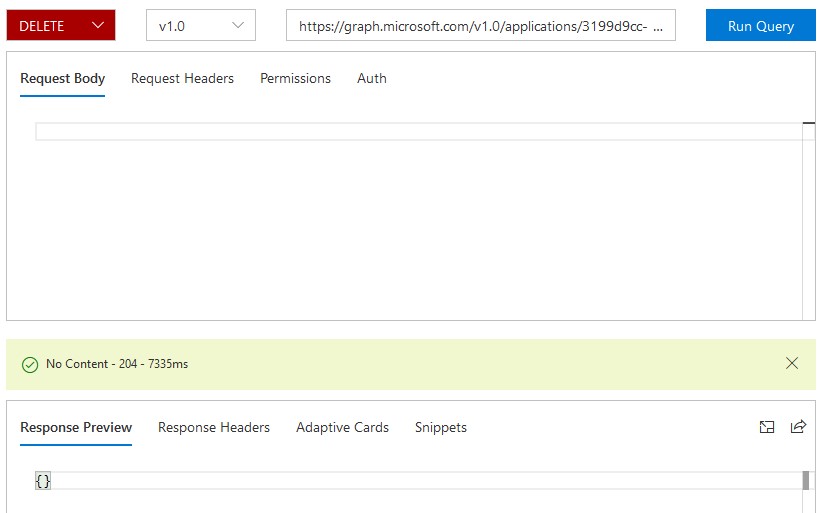Microsoft Graph Explorer Way To Manage App Registrations