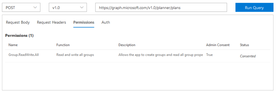 Microsoft Graph Explorer Way To Manage Planner