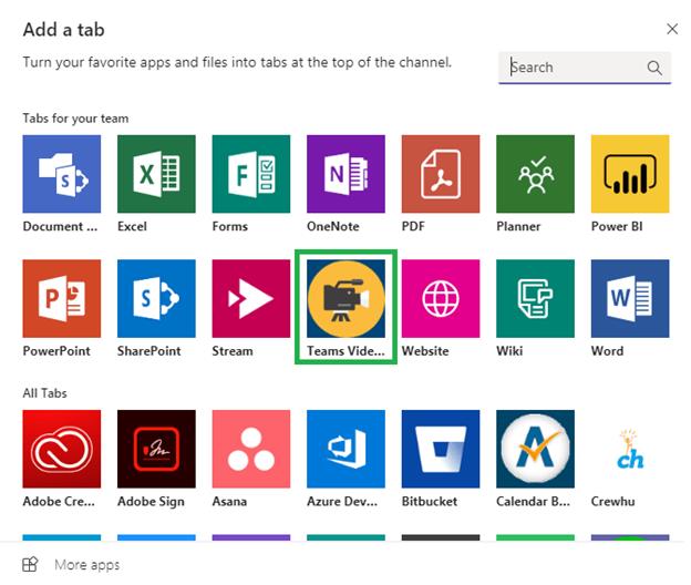 Microsoft Teams Custom Tab - Video Recorder App using SharePoint Framework