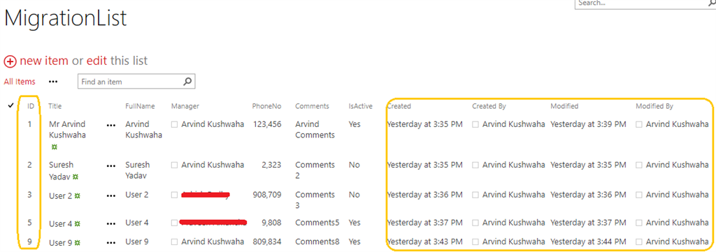 Migrate SharePoint List From onpremises To SharePoint Online