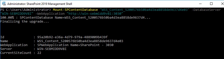 Migrate SharePoint 2016 To SharePoint 2019 Environment Using Content ...