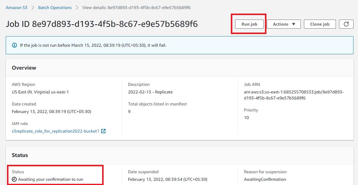 Migrating Limited Objects With PreDefined Prefix Using S3 Batch