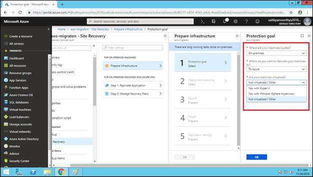 Migration - Install Azure Site Recovery (ASR) Service In AWS