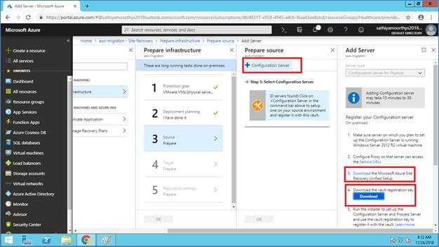 Migration - Install Azure Site Recovery (ASR) Service In AWS